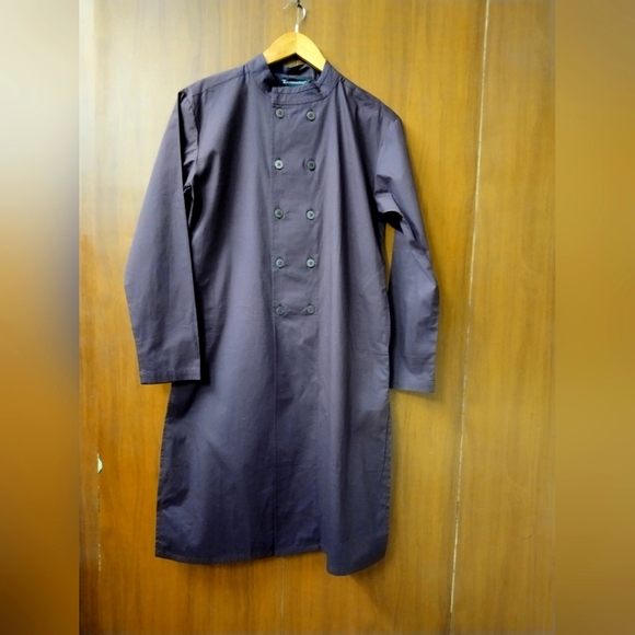 HYPERNATION Men's Solid Pure Cotton brown Kurta - Picture 6 of 9